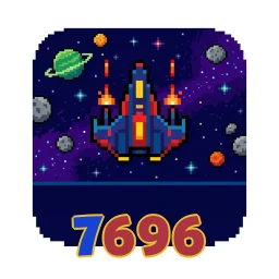 7696